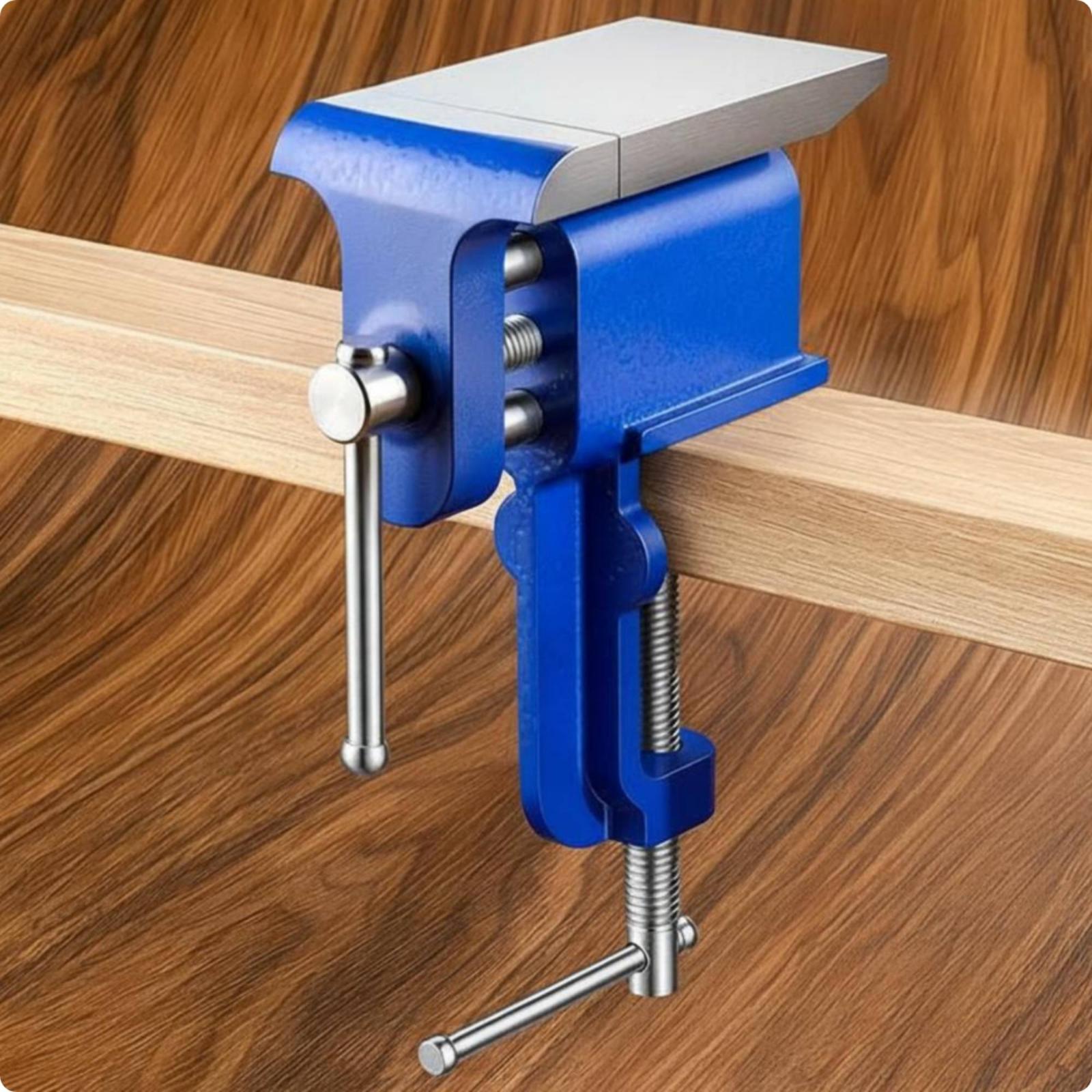 Woodworking Bench Vise - Industrial Bench Vise Extra Wide Double
