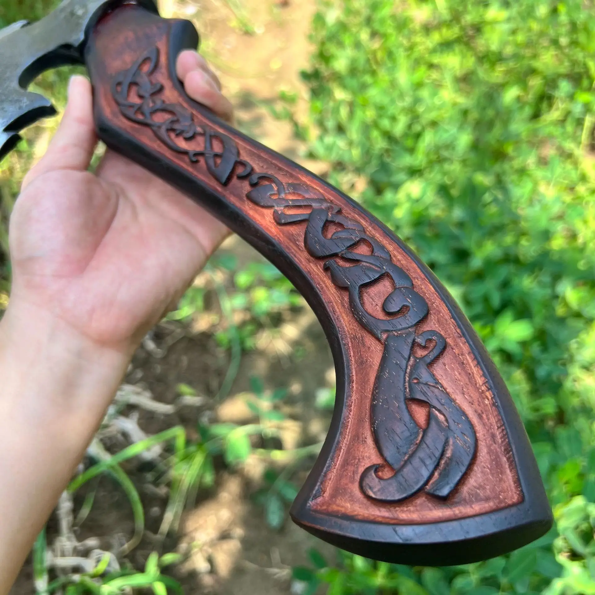 Woodworking Hatchet - High-quality Carved Nordic Multi-functional Tactical Axe