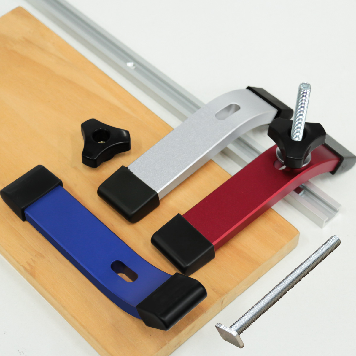 Woodworking Work Table - 1PC T-Track Hold Down Clamp Multi-tools