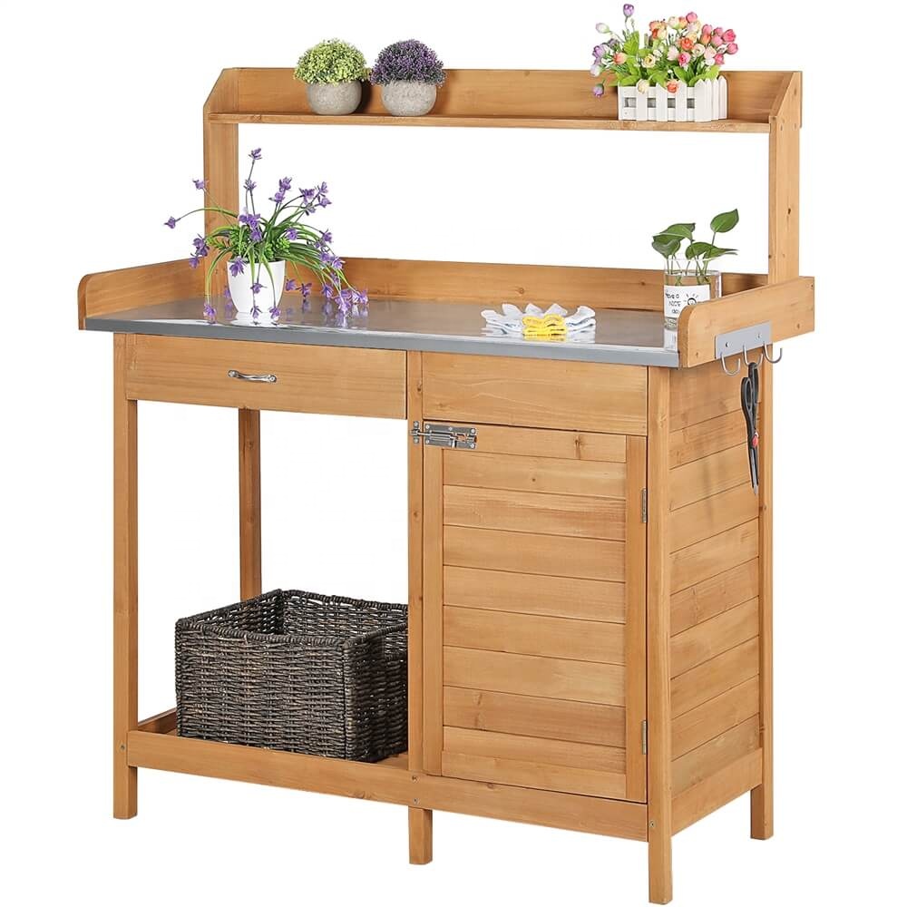 Outdoor Home Use Solid Wood Po - Woodworking Work Table ulasan dan harga