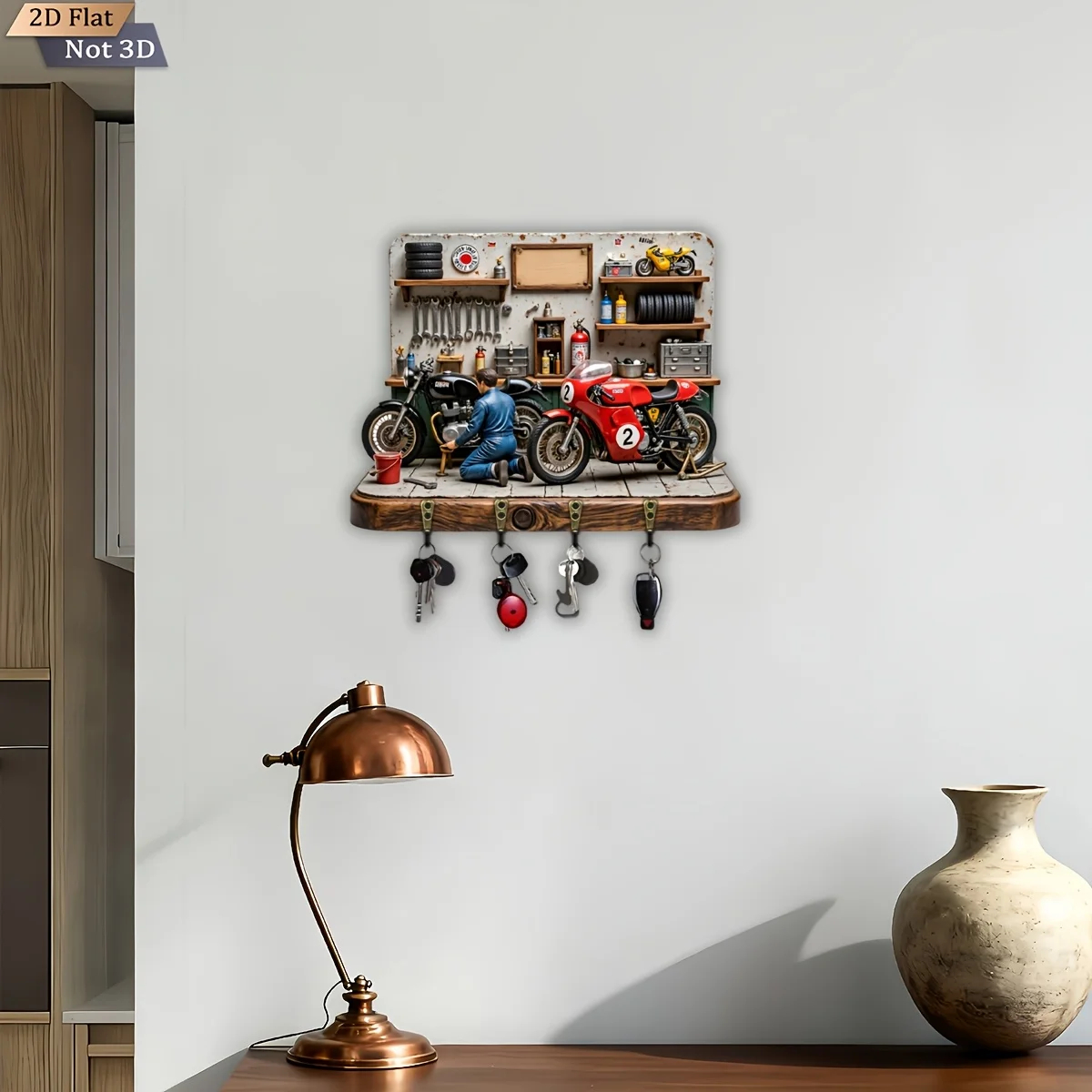 2D Flat, 1pc,  Motorcycle Repa - Woodworking Room ulasan dan harga