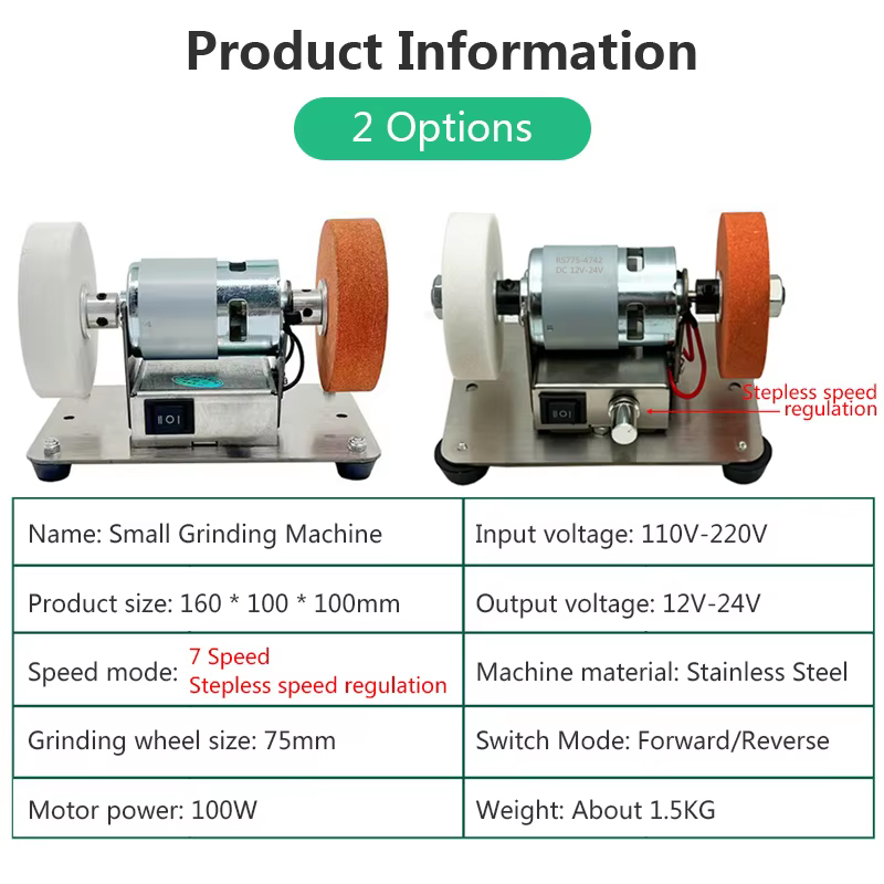 110V-220V Mini Grinding Machin - Woodworking Work Table ulasan dan harga