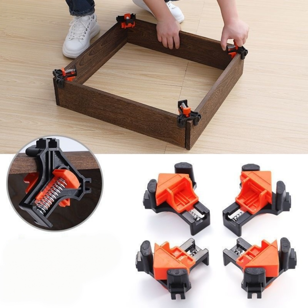 4pcs 90° Right Angle Clamp Fix - Woodworking Basics ulasan dan harga