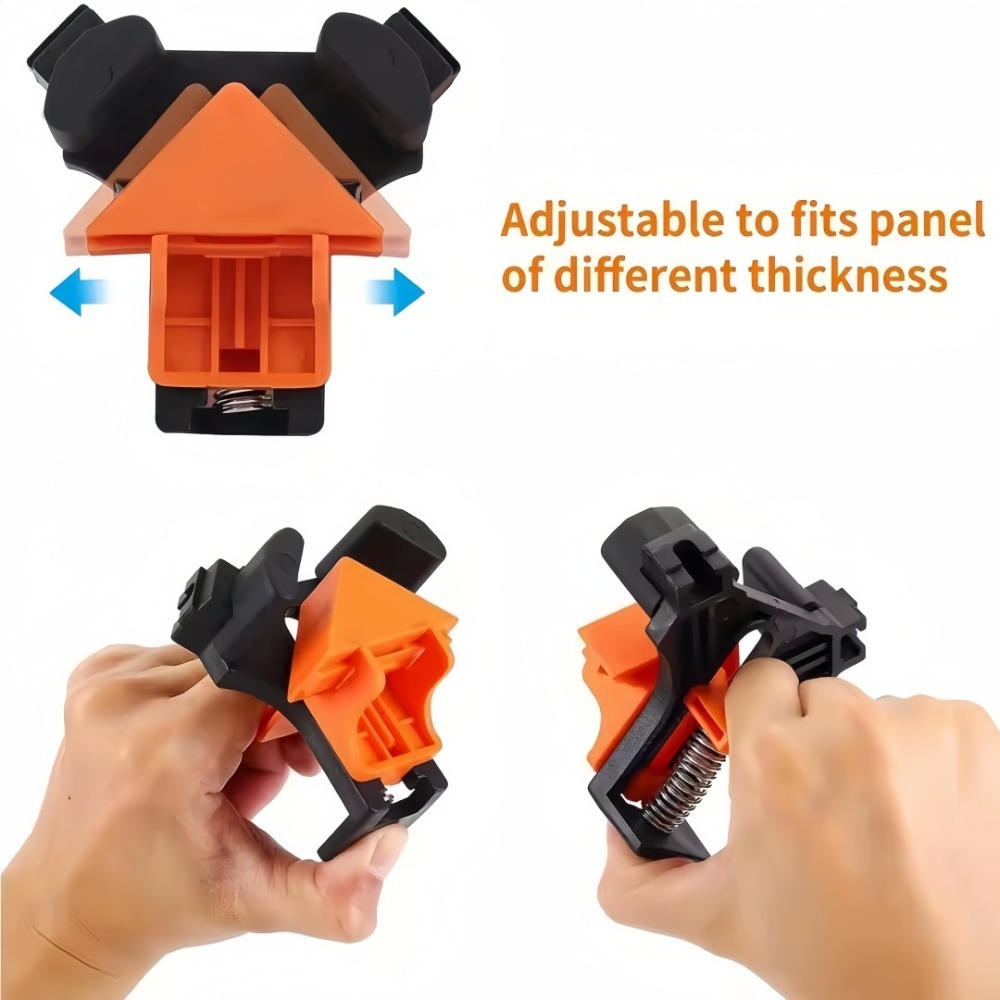 4pcs 90° Right Angle Clamp Fix - Woodworking Basics ulasan dan harga