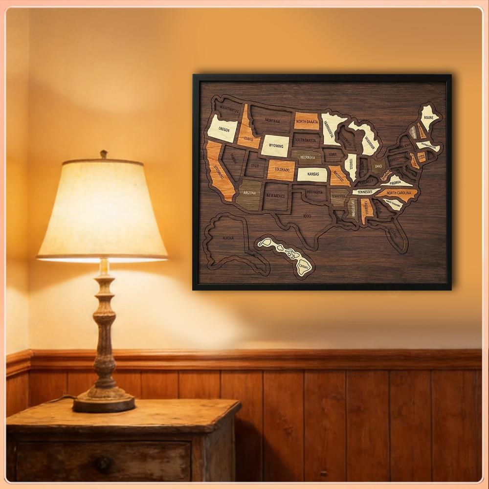 12 X 10Inch Wooden United Stat - Woodworking Usa ulasan dan harga