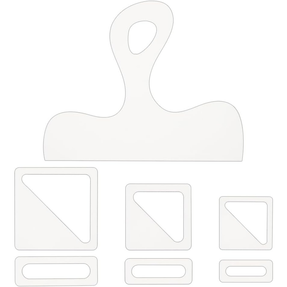 7Pcs Charcuterie Template Acry - Woodworking Groove ulasan dan harga