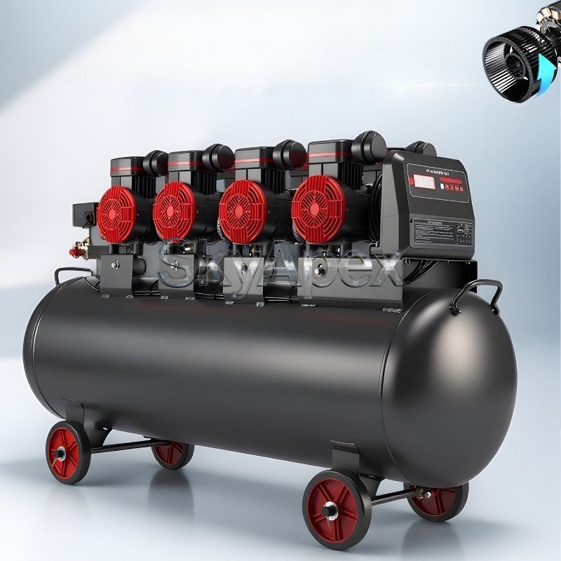 Oil Free Silent Air Compressor - Woodworking Industry ulasan dan harga