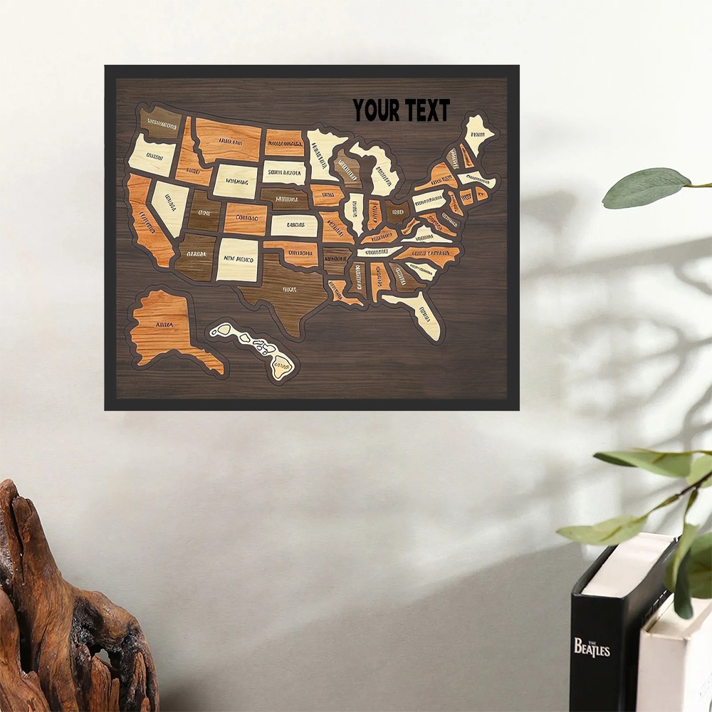 Customizable Wooden USA Travel - Woodworking Usa ulasan dan harga