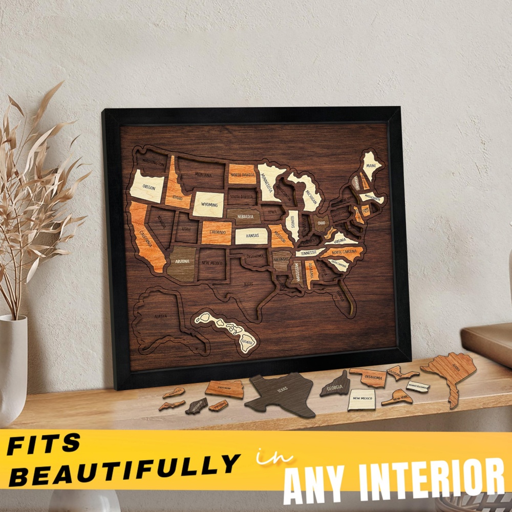 Customizable Wooden USA Travel - Woodworking Usa ulasan dan harga