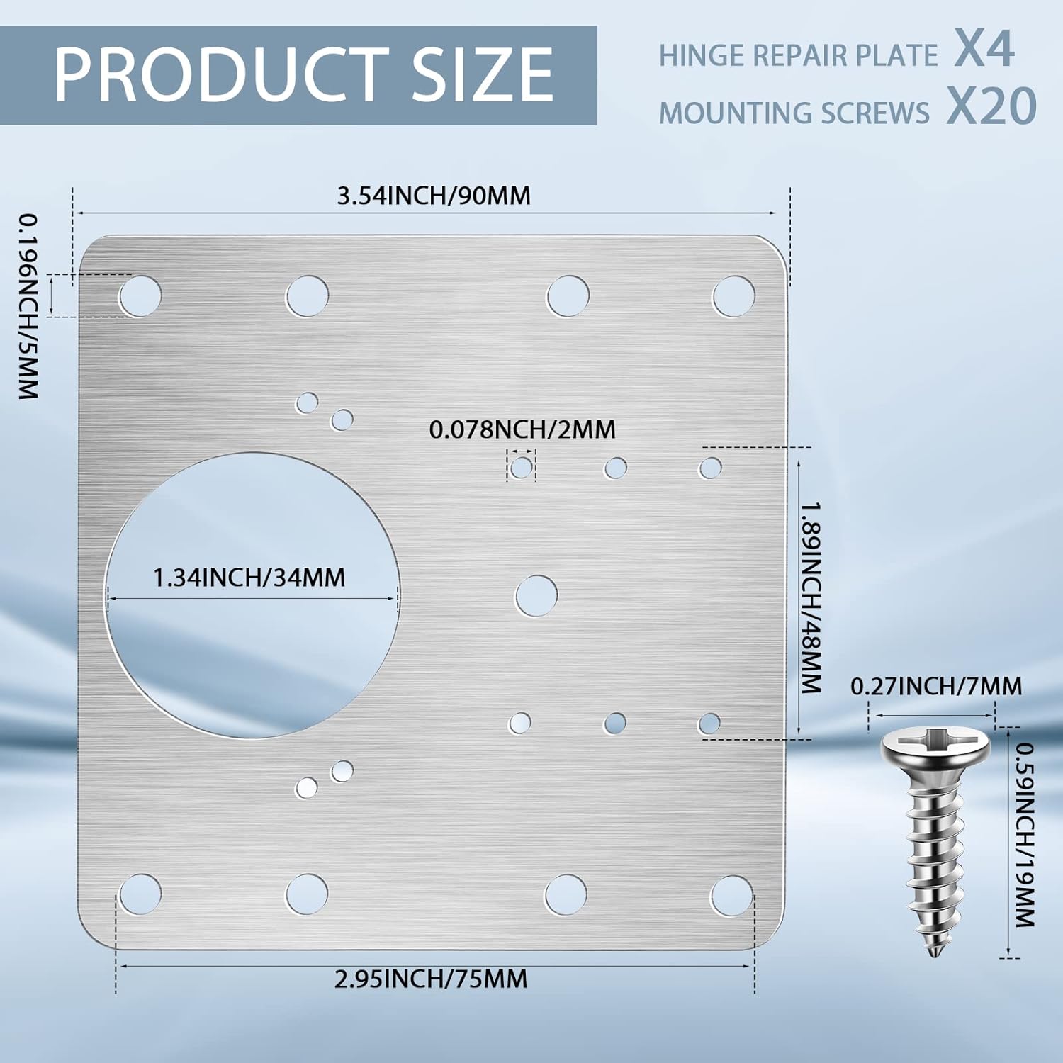 Cabinet Hinge Repair Plate Kit - Cabinet Scraper Set ulasan dan harga