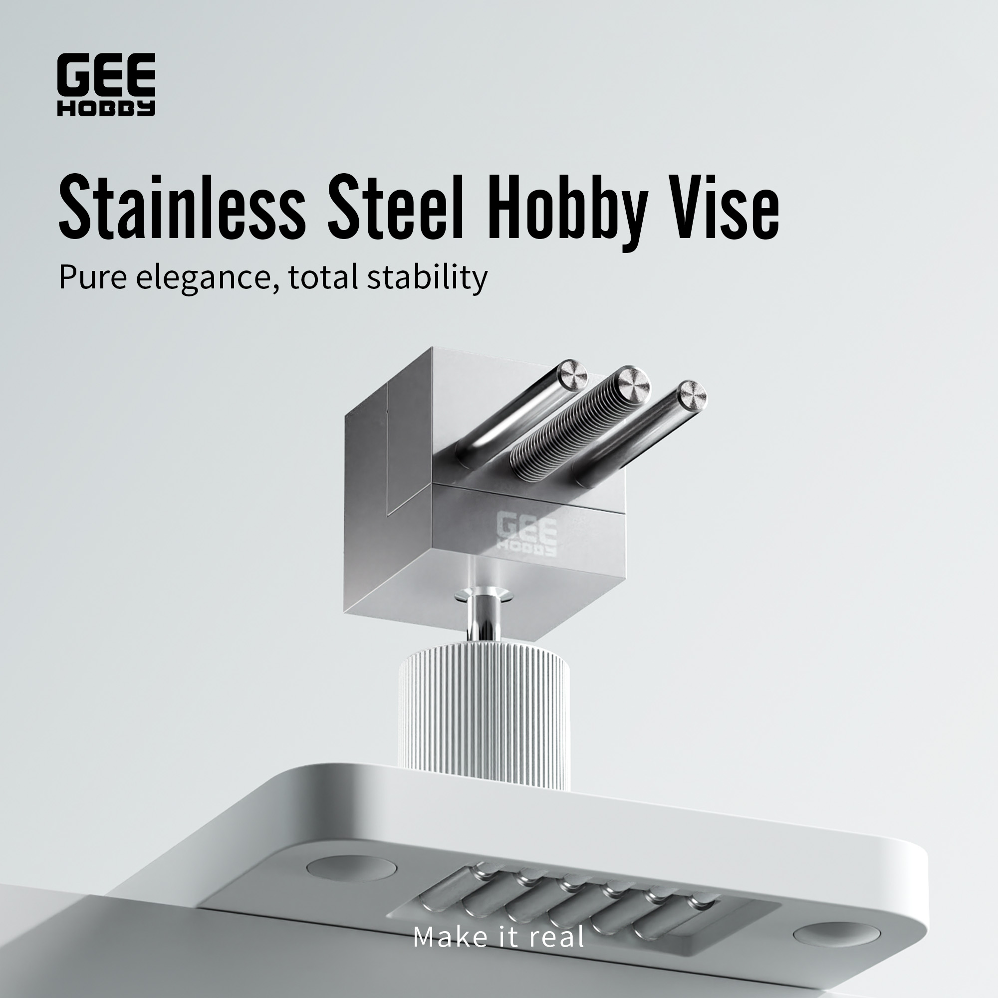 Geehobby GH-TV Stainless Steel - Woodworking Vice Quick Release ulasan dan harga