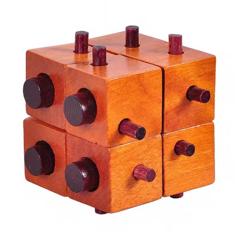 Wooden Brain Teaser Puzzles Un - Woodworking Game ulasan dan harga