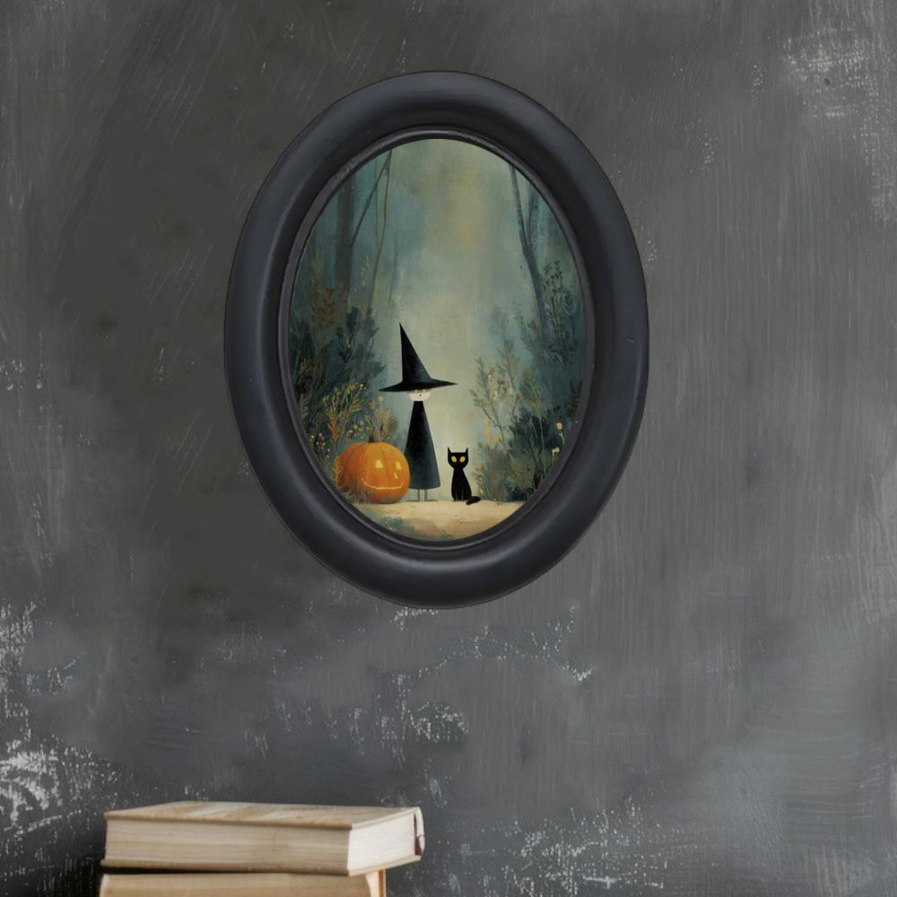A 3D Vintage Halloween Witch a - Woodworking Room ulasan dan harga