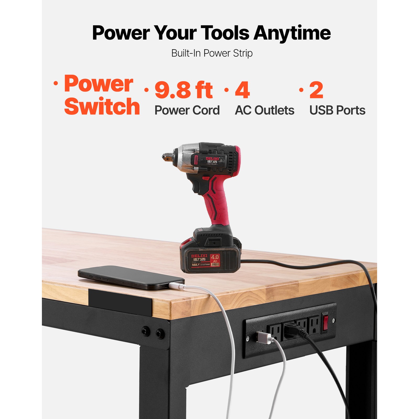 Adjustable Height Workbench 61 - Woodworking Work Table ulasan dan harga