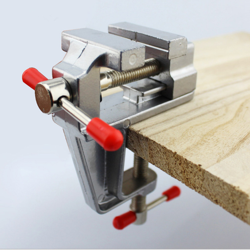 1pc Mini Workbench Vise with 3 - Woodworking Bench Vise ulasan dan harga