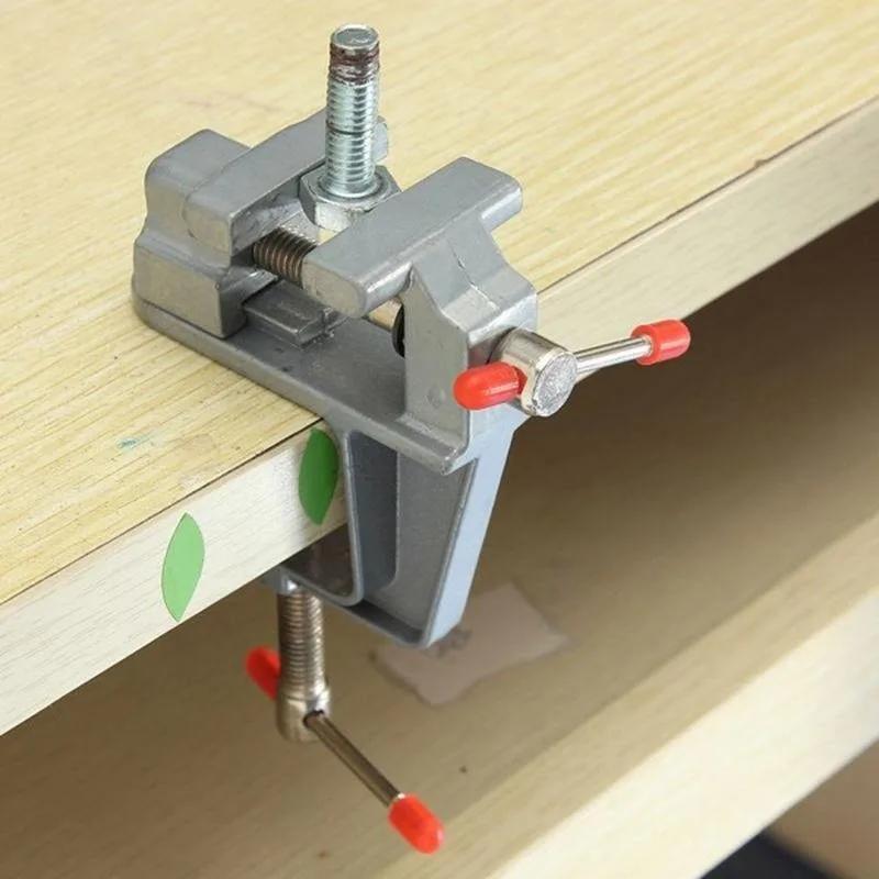 1pc Mini Workbench Vise with 3 - Woodworking Bench Vise ulasan dan harga