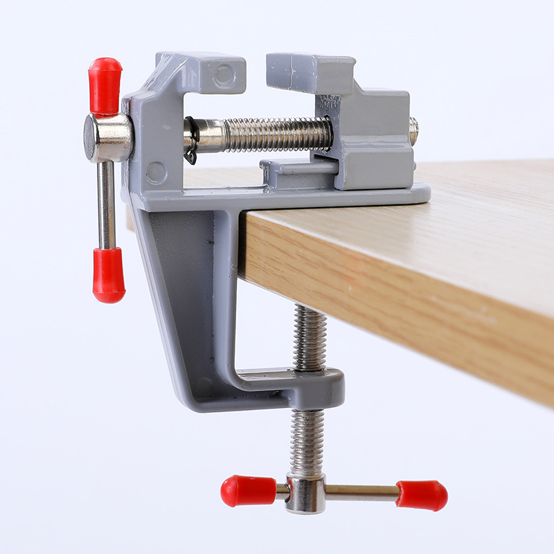 35MM Aluminium Alloy Table Ben - Woodworking Bench Vise ulasan dan harga