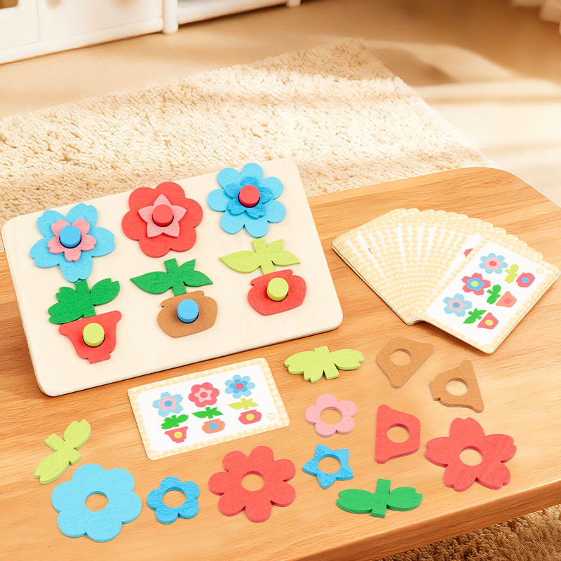 Versatile Flower Puzzle Board  - Woodworking Game ulasan dan harga