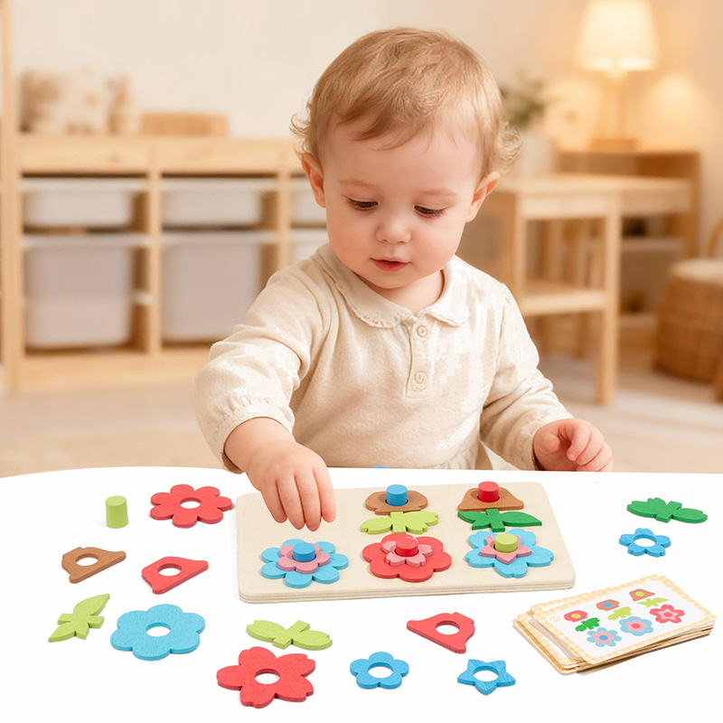 Versatile Flower Puzzle Board  - Woodworking Game ulasan dan harga