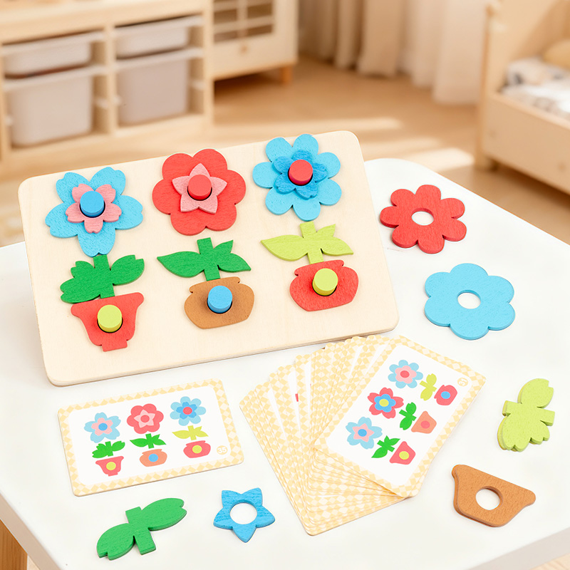Versatile Flower Puzzle Board  - Woodworking Game ulasan dan harga
