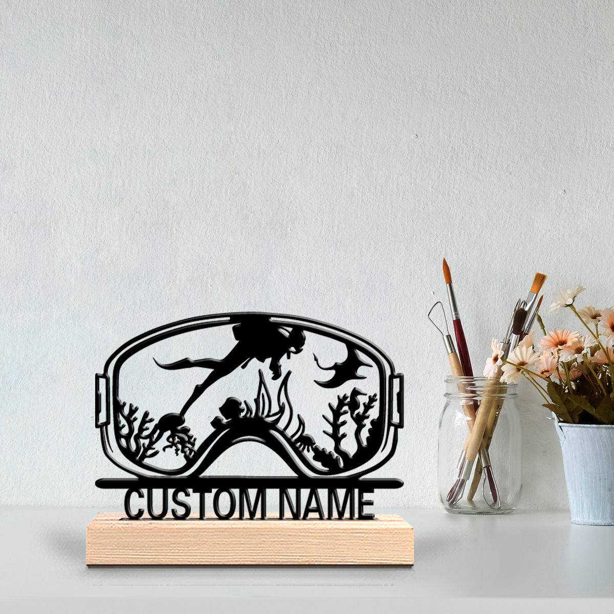 1pc Cute Personalized Custom D - Woodworking Room ulasan dan harga