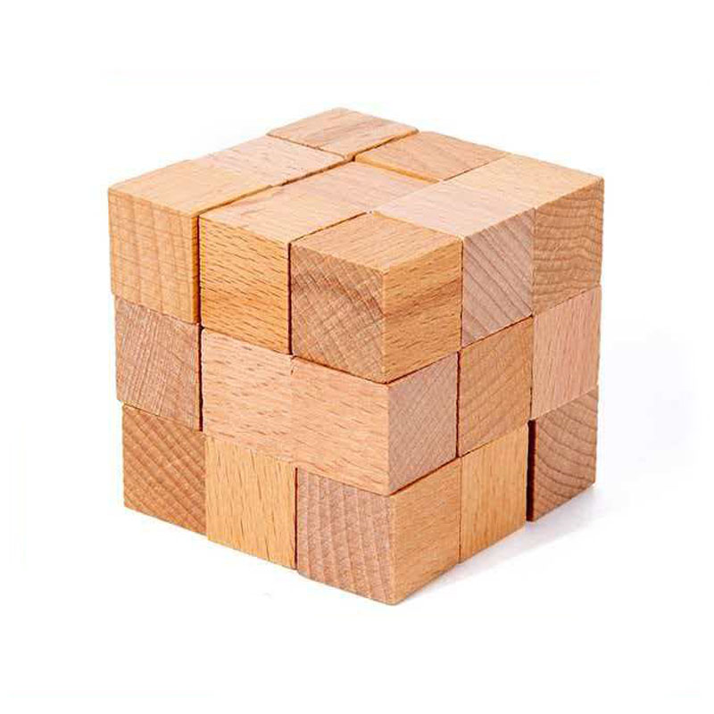 Square Snake Cube Wooden Brain - Woodworking Game ulasan dan harga