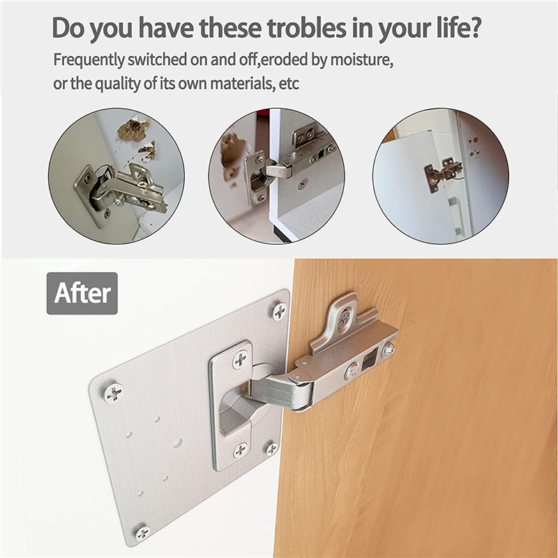 KAK 8pcs Hinge Repair Plate Br - Cabinet Scraper Set ulasan dan harga