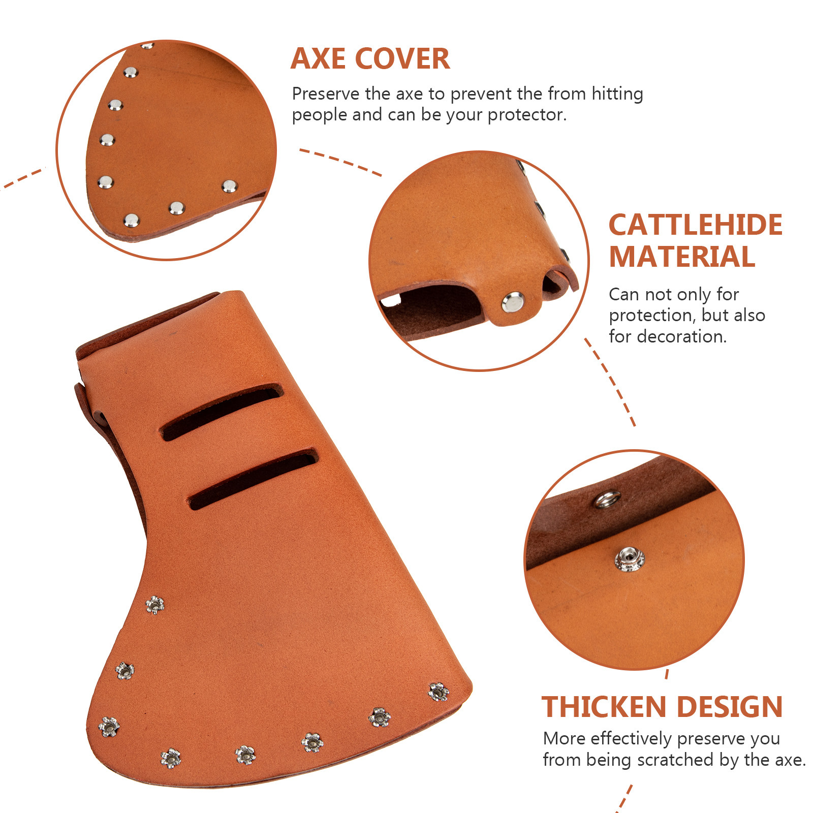 Heavy Duty Cattlehide Hatchet  - Woodworking Hatchet ulasan dan harga