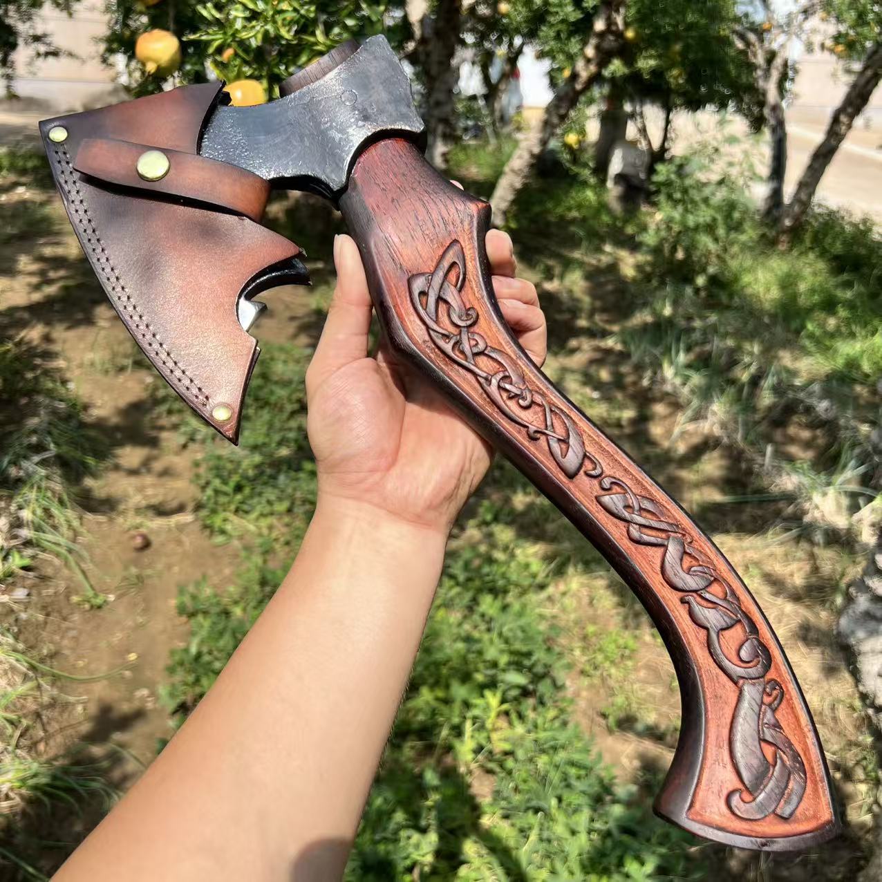 High-quality Carved Nordic Mul - Woodworking Hatchet ulasan dan harga