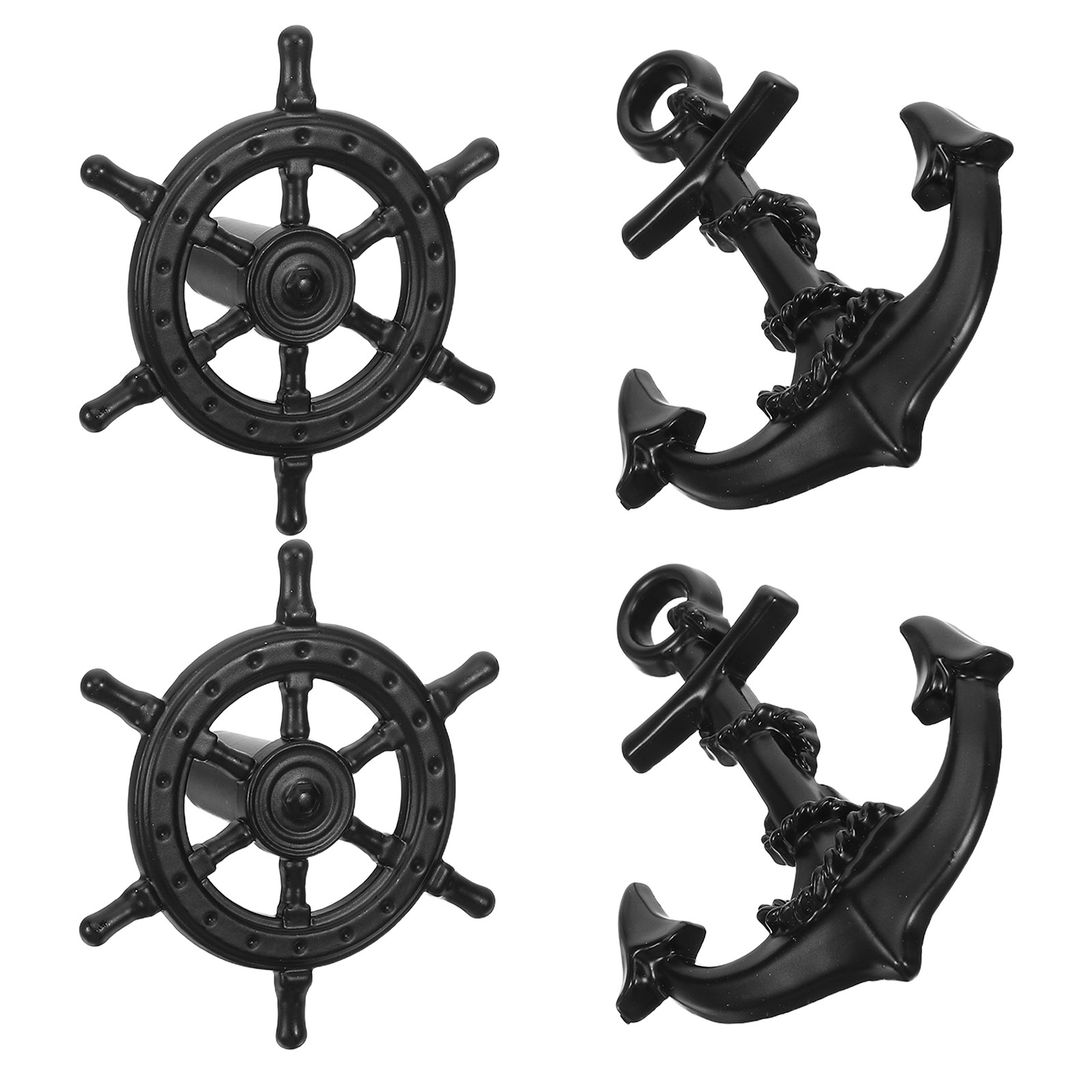 4Pcs Black Vintage Drawer Pull - Woodworking Hatchet ulasan dan harga