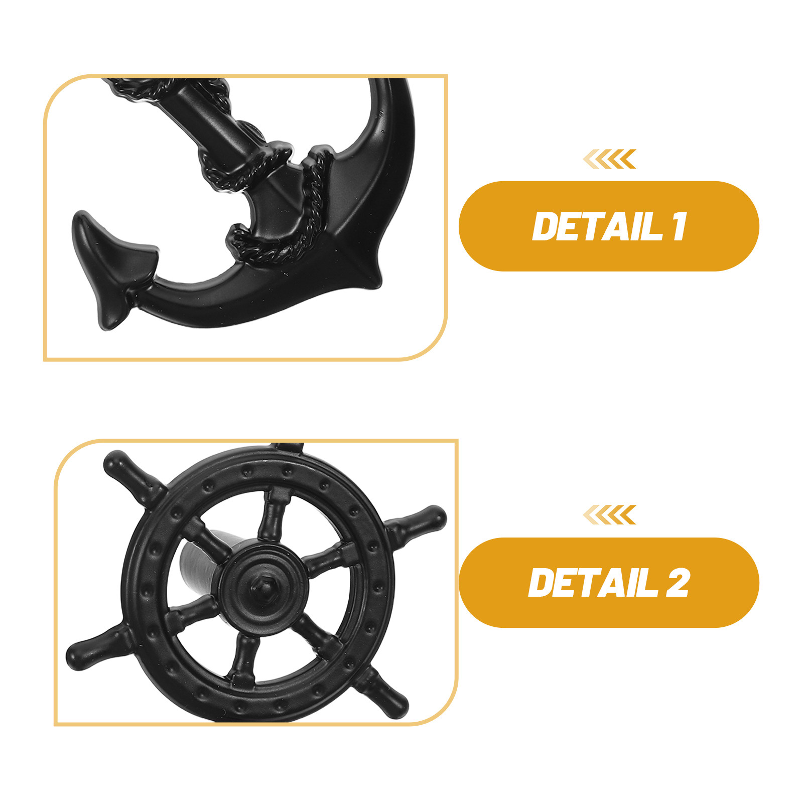 4Pcs Black Vintage Drawer Pull - Woodworking Hatchet ulasan dan harga