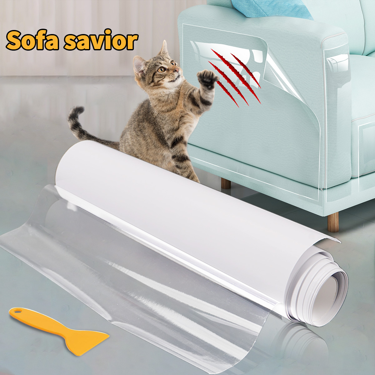 Transparent Self-Adhesive Cat  - Woodworking Mask ulasan dan harga