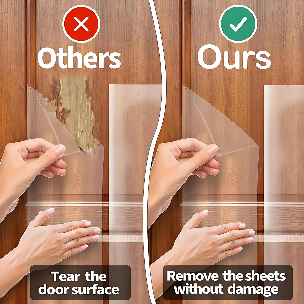 Transparent Self-Adhesive Cat  - Woodworking Mask ulasan dan harga