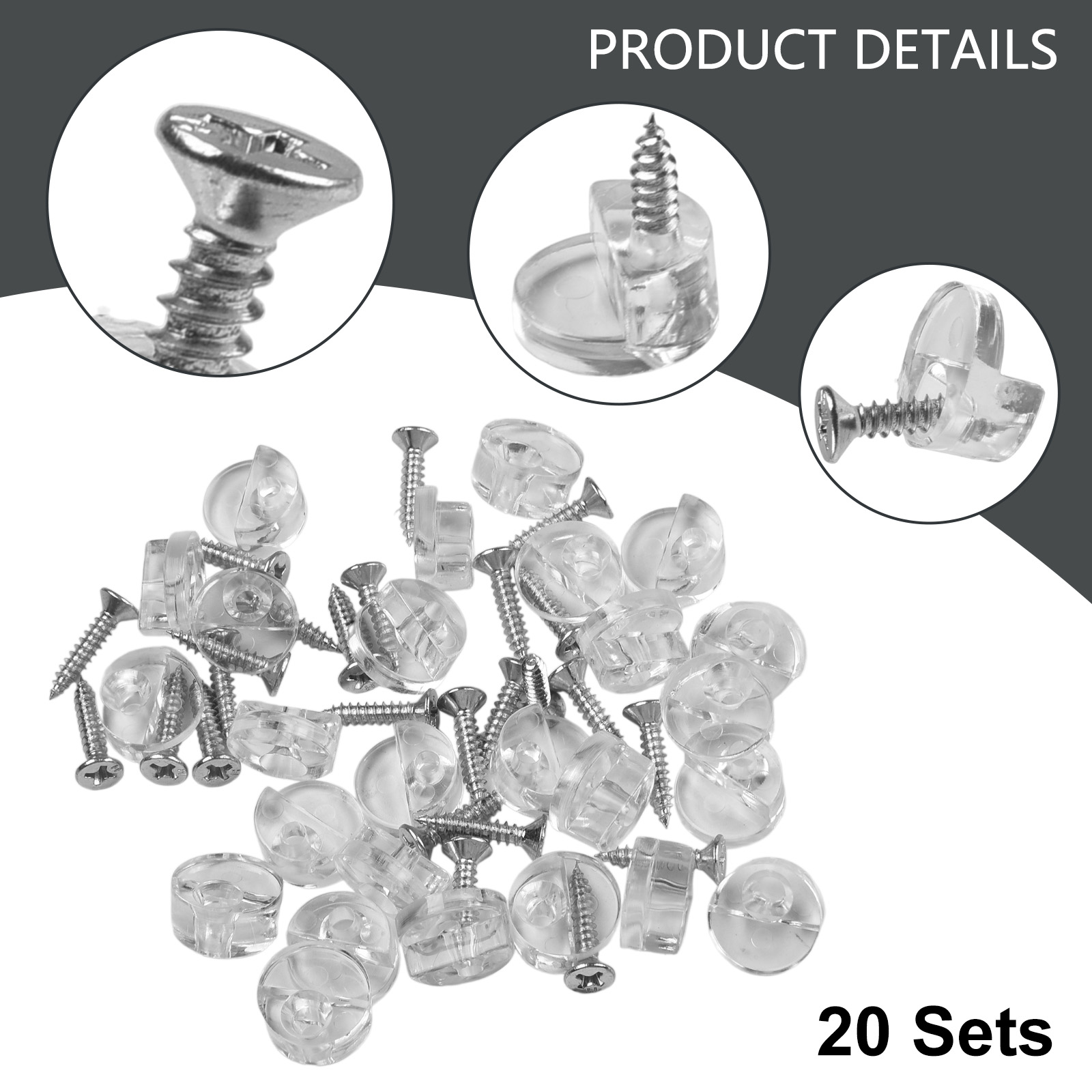 20 Set Glass Retainer Clips Ki - Cabinet Scraper Set ulasan dan harga