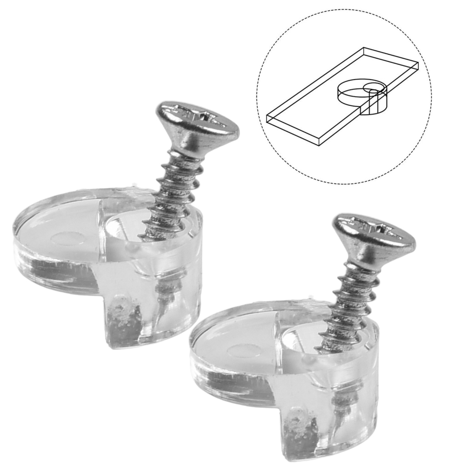20 Set Glass Retainer Clips Ki - Cabinet Scraper Set ulasan dan harga