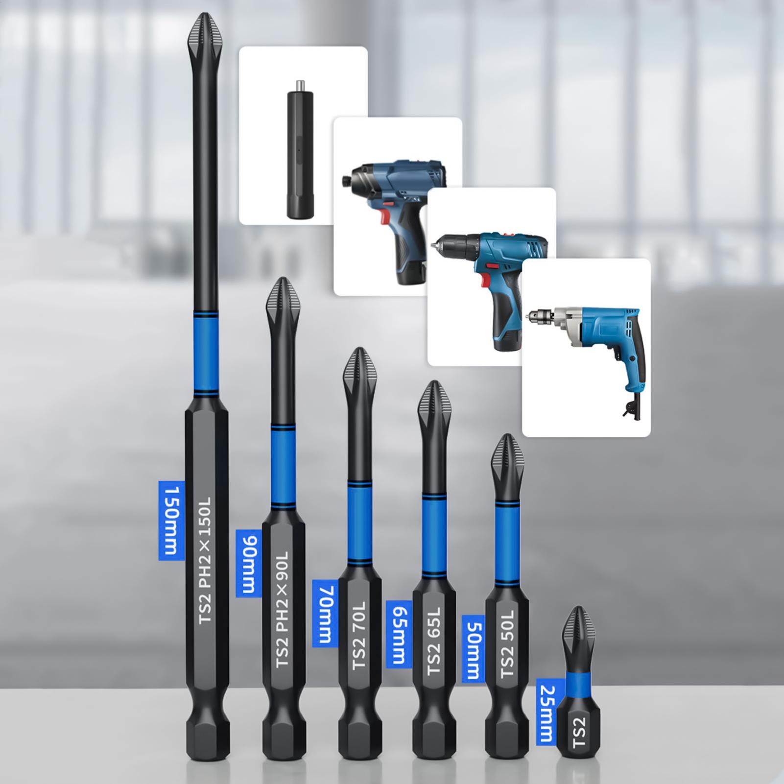 Drill Screwdriver Bit Set 6-Pi - Woodworking Tool ulasan dan harga