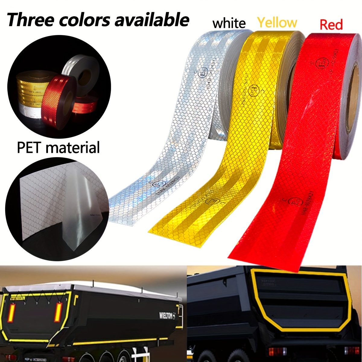 Reflective Safety Tape High In - Woodworking Mask ulasan dan harga