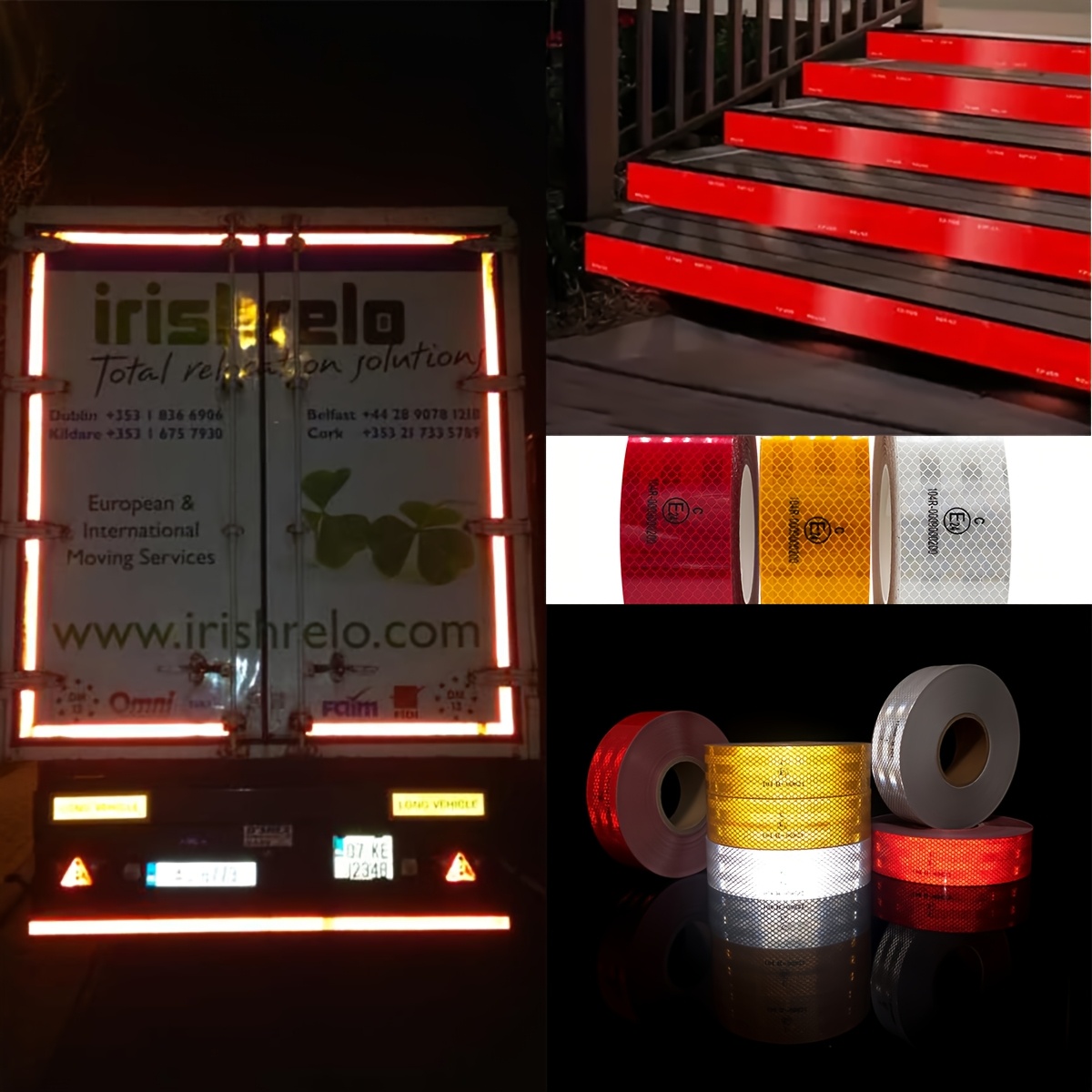 Reflective Safety Tape High In - Woodworking Mask ulasan dan harga