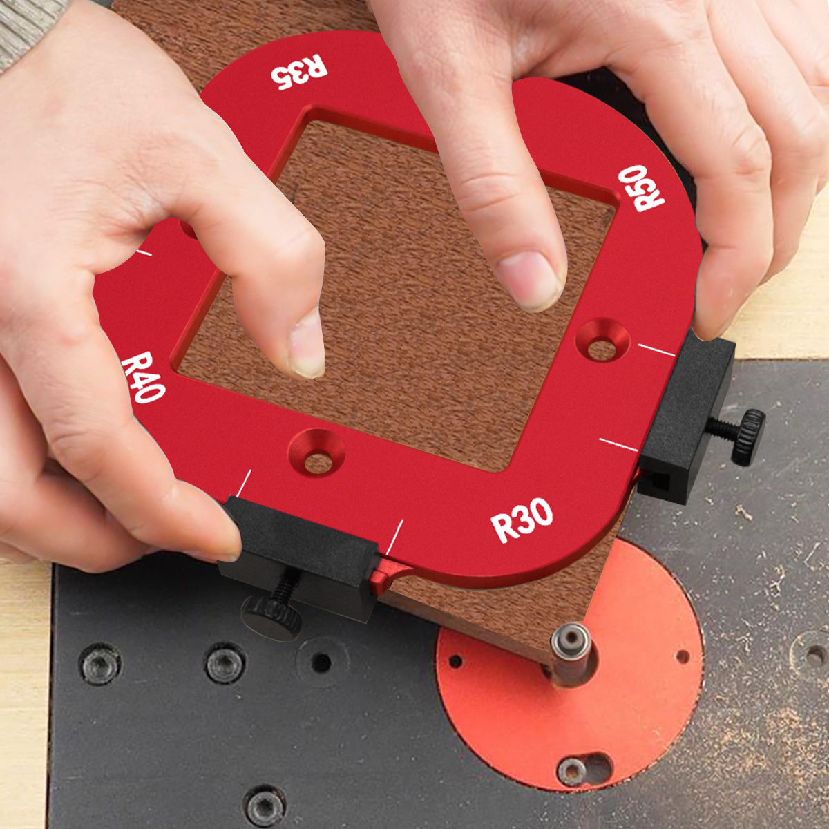 Aluminum round Corner Radius T - Woodworking Work Table ulasan dan harga