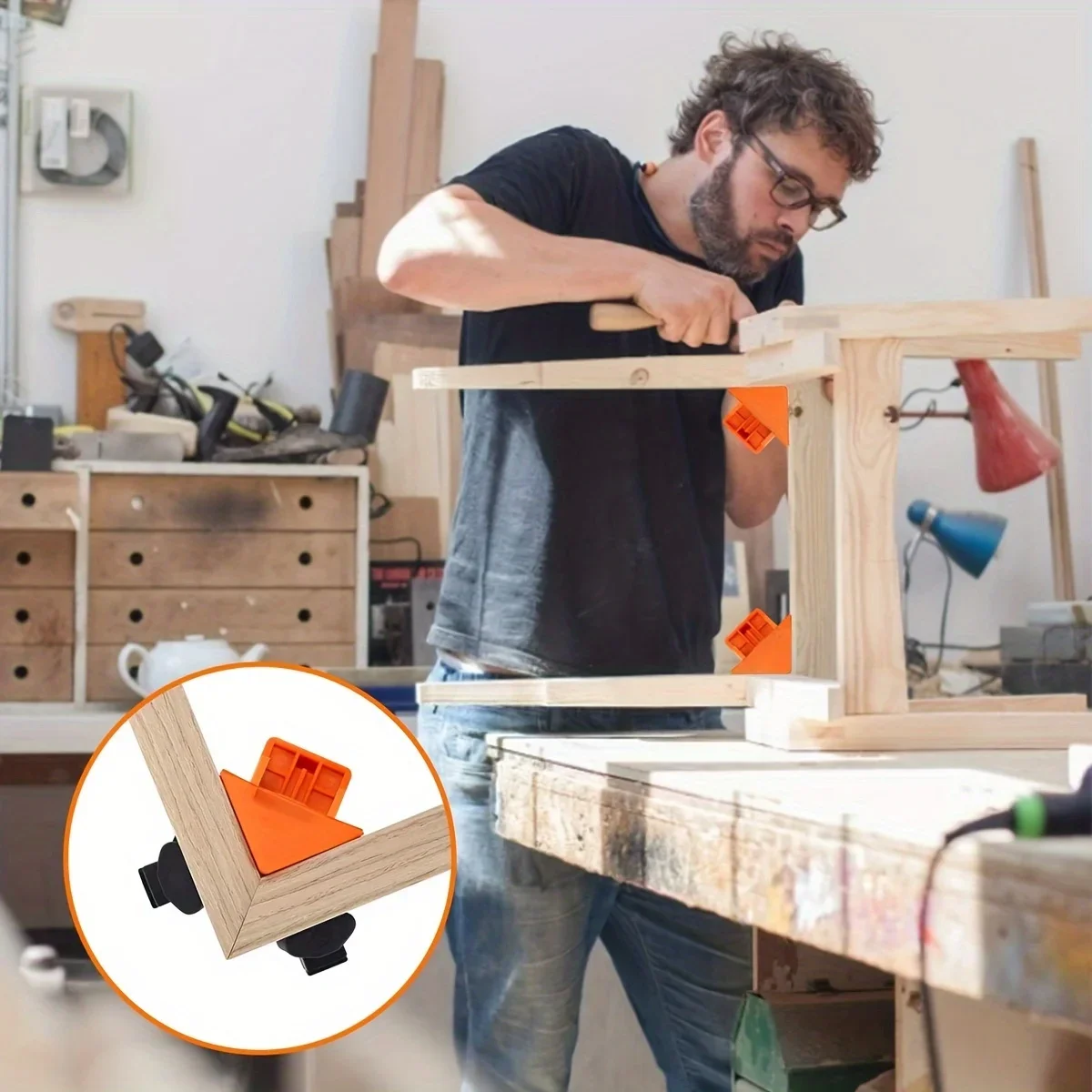 Right Angle Woodworking Clamp  - Woodworking Quick Clamps ulasan dan harga
