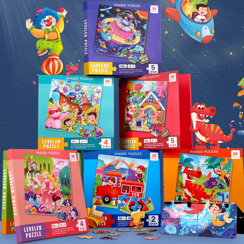 Kids Magnetic Wooden Puzzle Ca - Woodworking Game ulasan dan harga