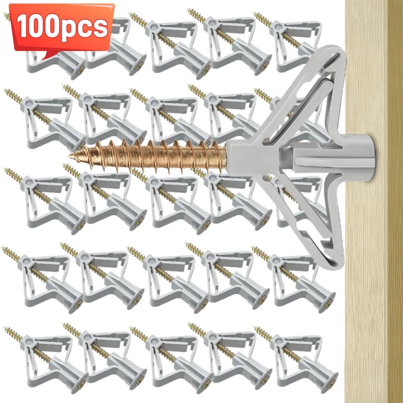 100PCS Plasterboard Expansion  - Woodworking Hatchet ulasan dan harga