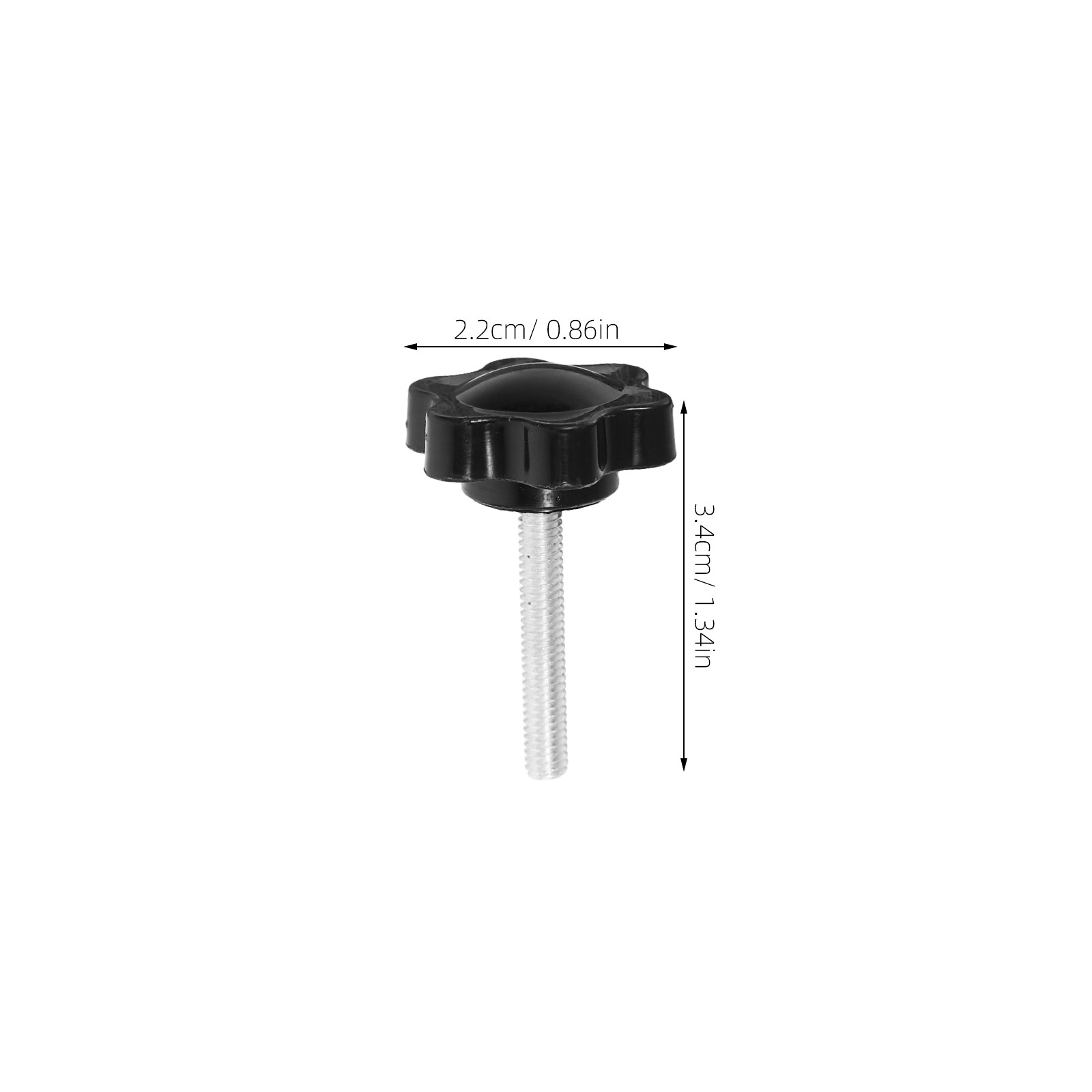10Pcs Hex Shaped Screw Knob Pl - Woodworking Tool ulasan dan harga