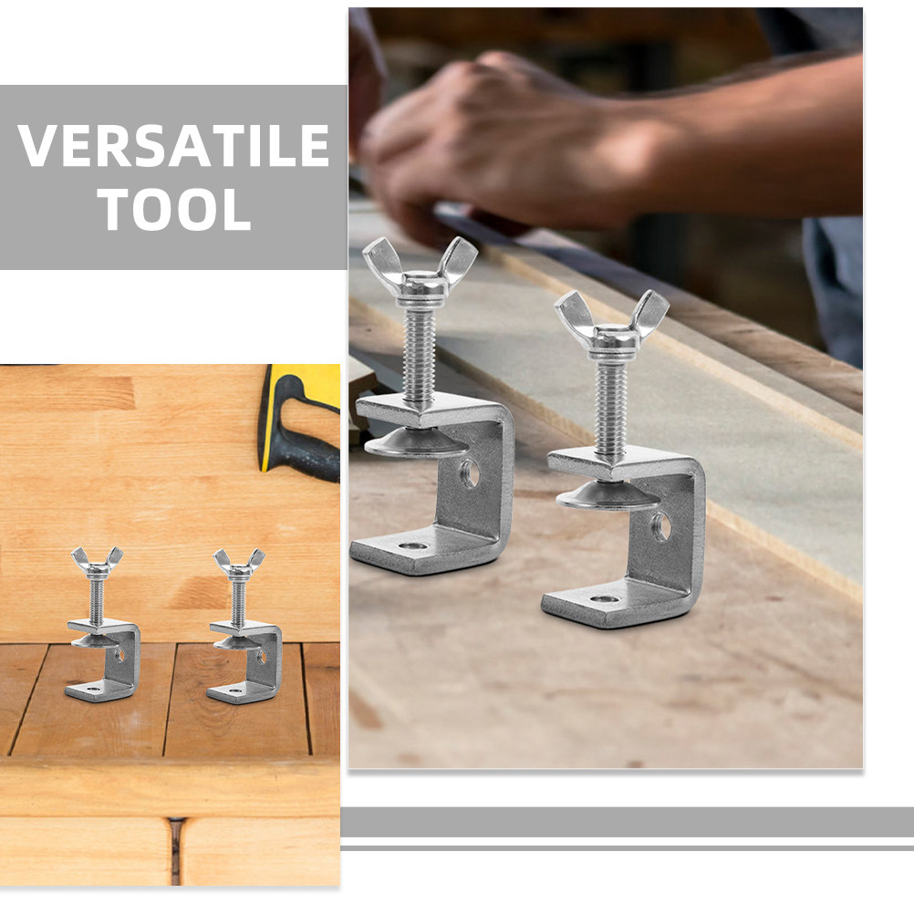 Mini Stainless Steel C Clamps  - Woodworking Quick Clamps ulasan dan harga