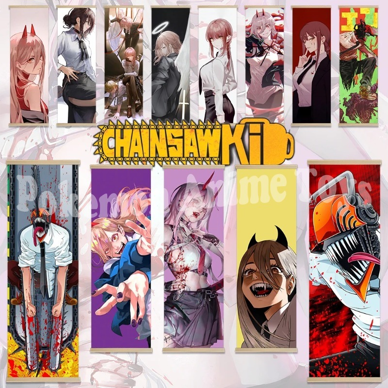 Chainsaw Man Anime Poster Wood - Woodworking Room ulasan dan harga