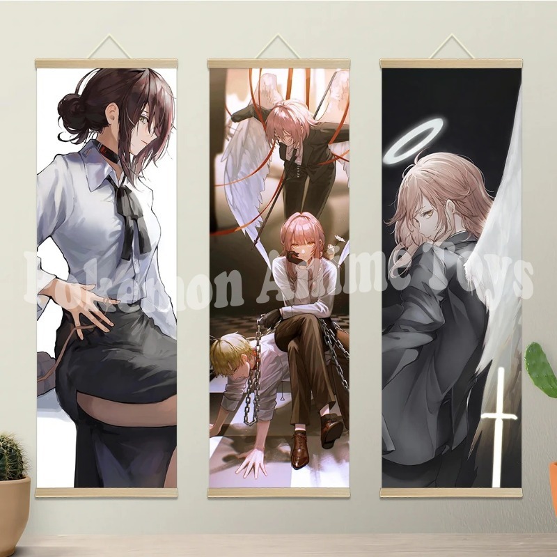 Chainsaw Man Anime Poster Wood - Woodworking Room ulasan dan harga