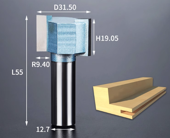 T-shaped Redwood Processing Wo - Woodworking Tool ulasan dan harga