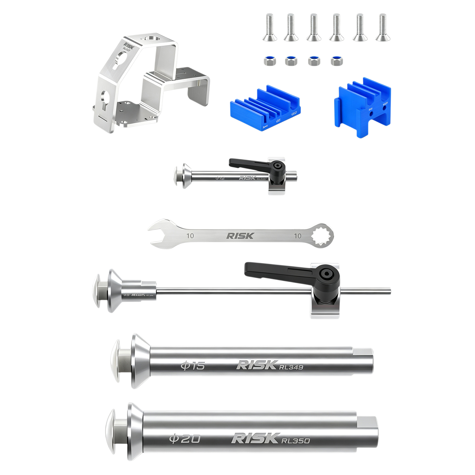 Bike Wheel Stand Aluminum Fork - Woodworking Vice Quick Release ulasan dan harga