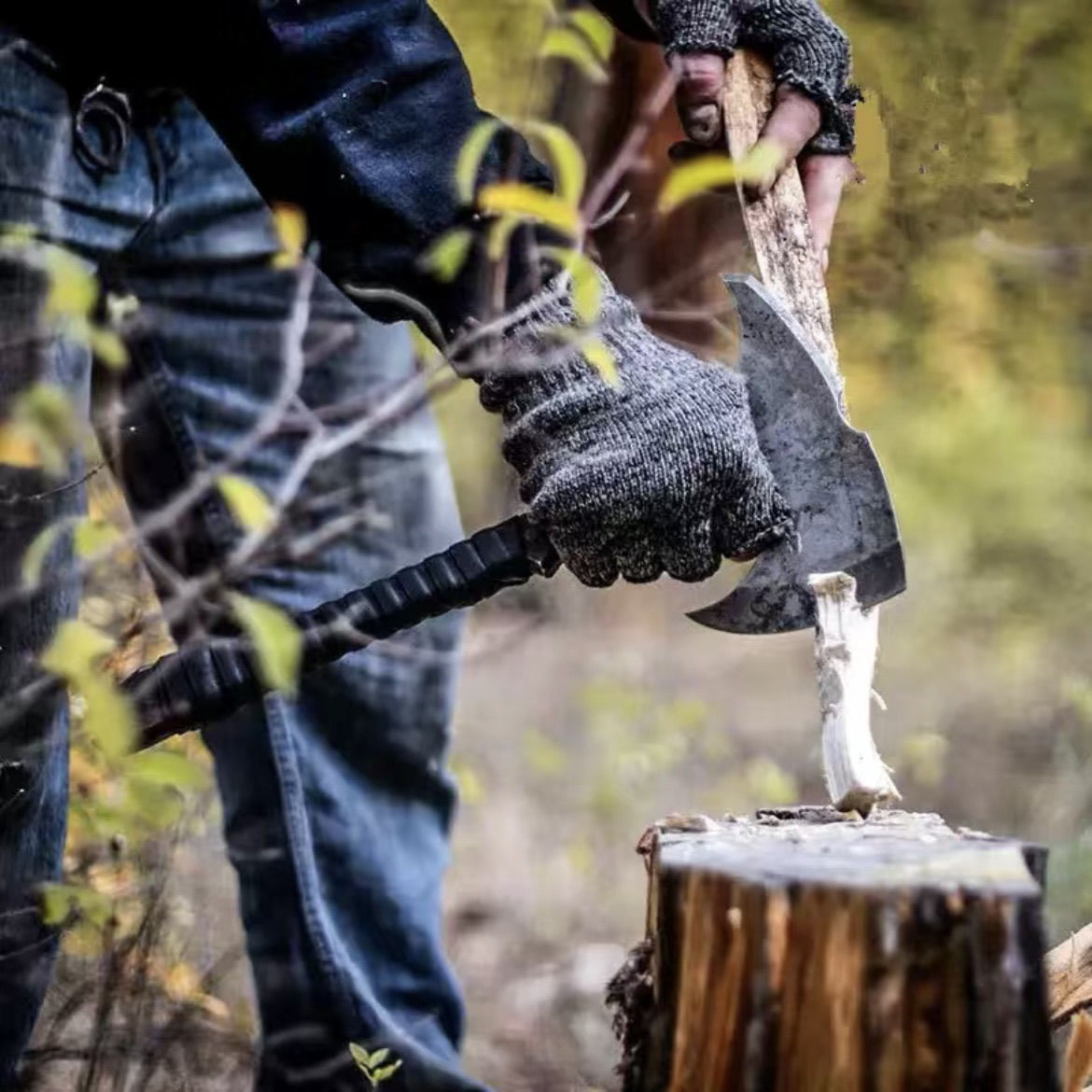 Outdoor Portable Forging Niman - Woodworking Hatchet ulasan dan harga