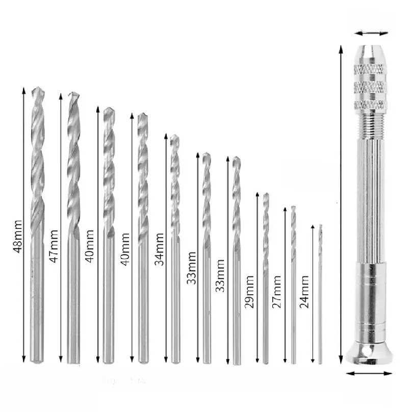 0.8-3.0mm Mini Hand Drill Wood - Woodworking Tool ulasan dan harga